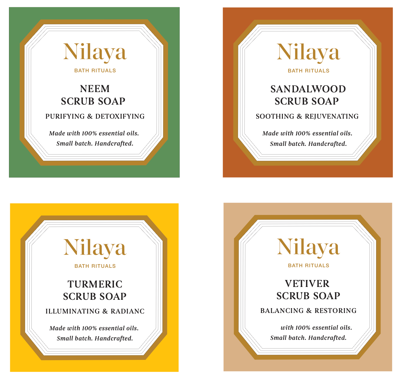 Nilaya Rituals Gift Set- pack of 4